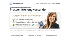 Desktop Screenshot of newsbooster.ch