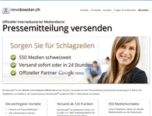 Tablet Screenshot of newsbooster.ch